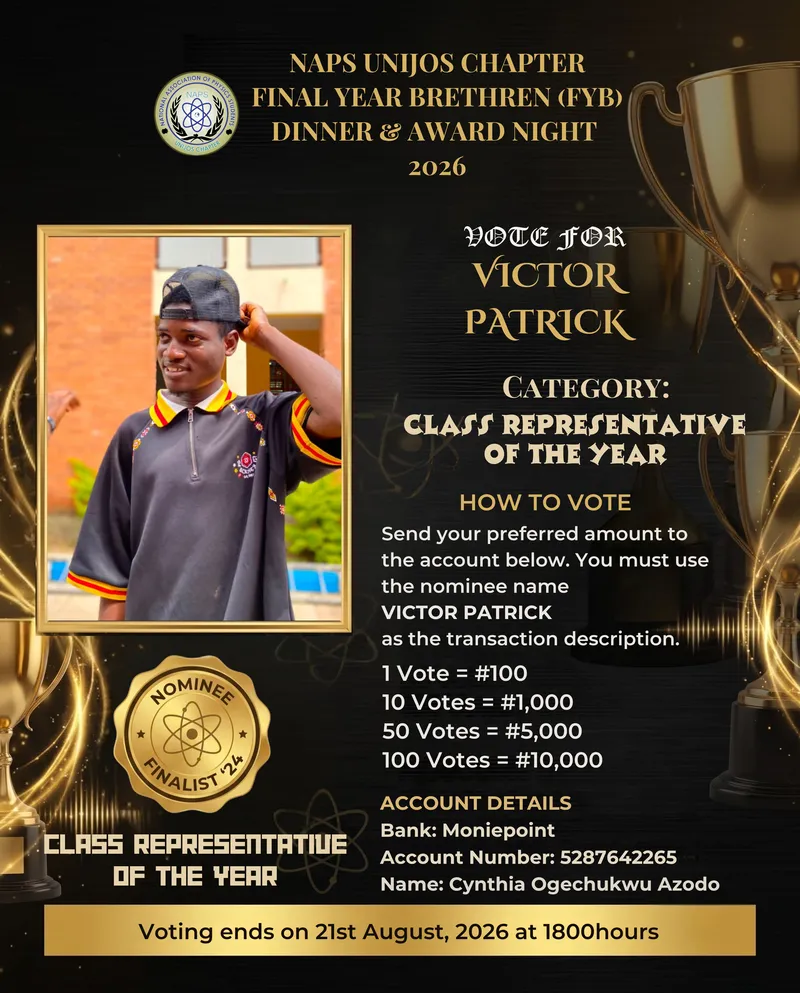 Campaign Flier for Victor Patrick